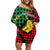 Personalized Juneteenth 1865 Family Matching Off Shoulder Short Dress and Hawaiian Shirt Break Every Chain