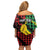 Personalized Juneteenth 1865 Family Matching Off Shoulder Short Dress and Hawaiian Shirt Break Every Chain