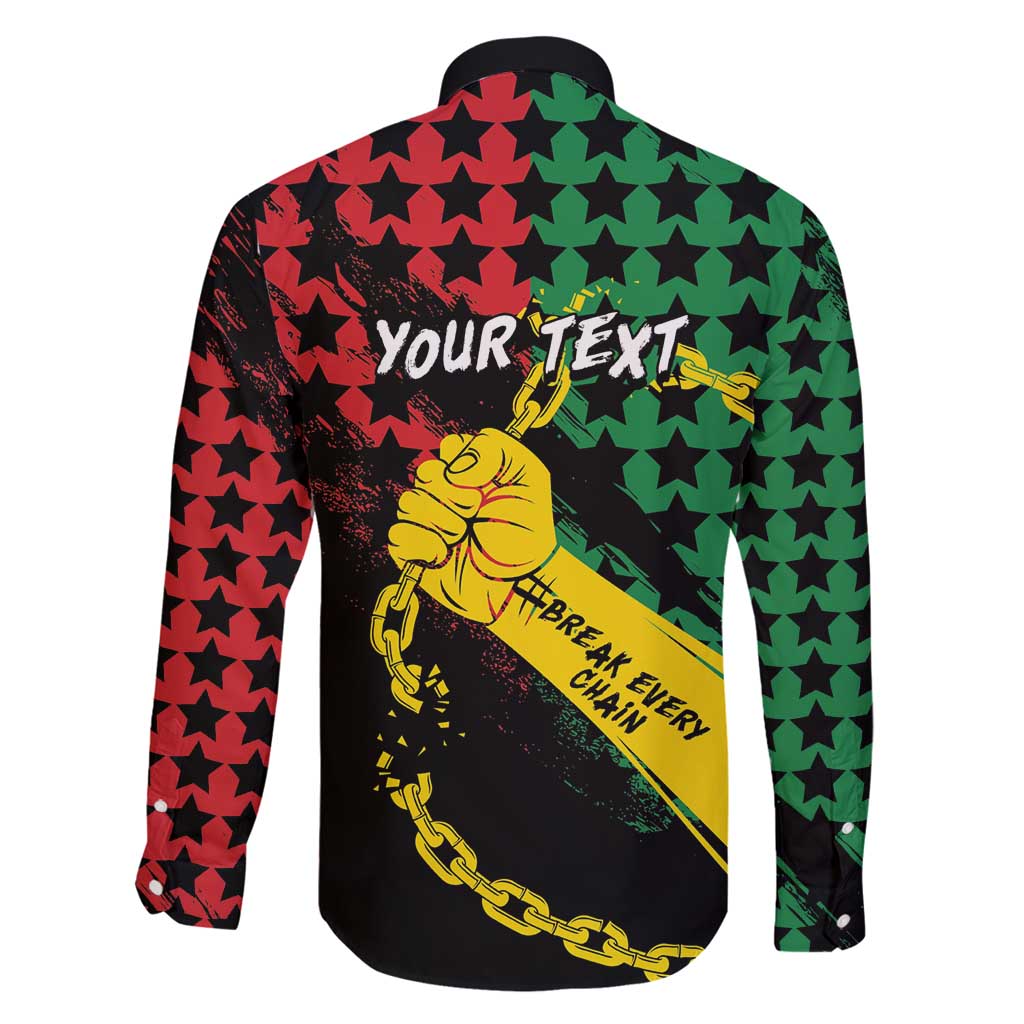 Personalized Juneteenth 1865 Family Matching Puletasi and Hawaiian Shirt Break Every Chain