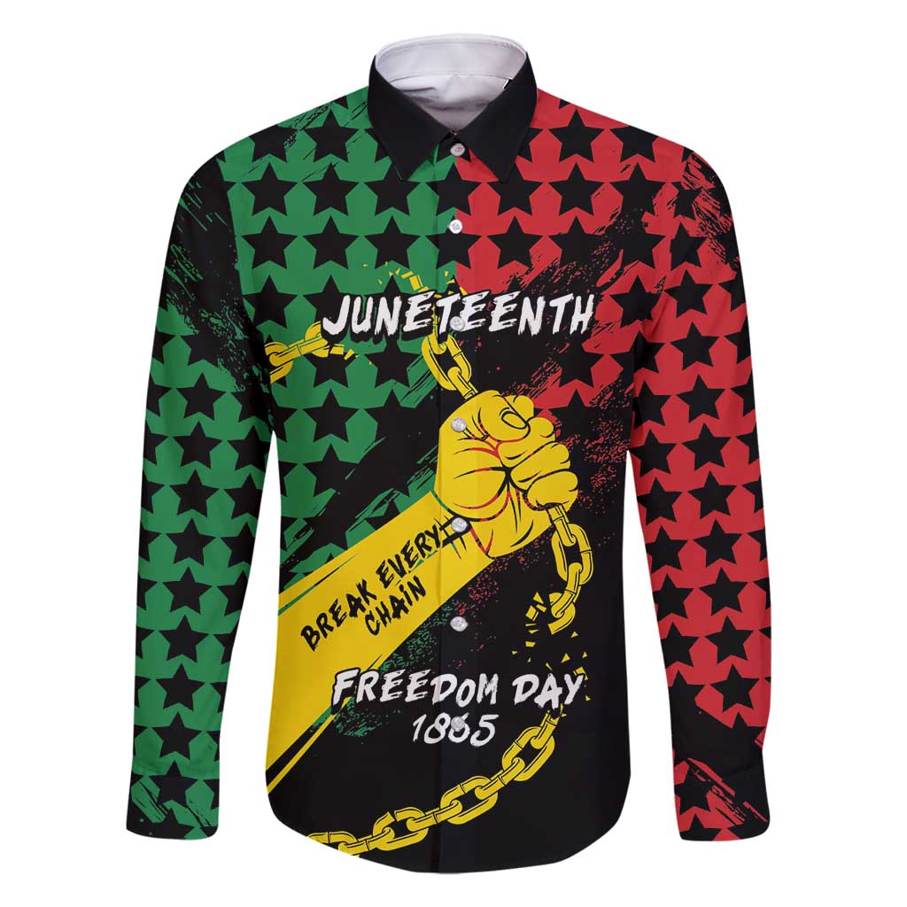Personalized Juneteenth 1865 Family Matching Tank Maxi Dress and Hawaiian Shirt Break Every Chain