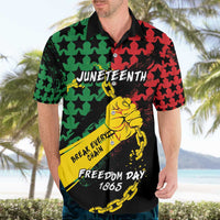 Personalized Juneteenth 1865 Hawaiian Shirt Break Every Chain