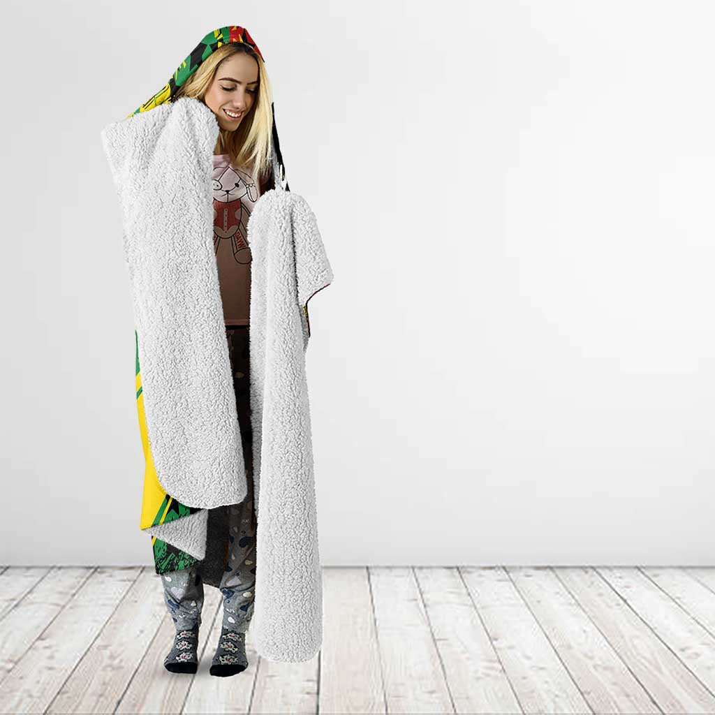 Juneteenth 1865 Hooded Blanket Break Every Chain
