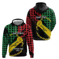 Personalized Juneteenth 1865 Hoodie Break Every Chain