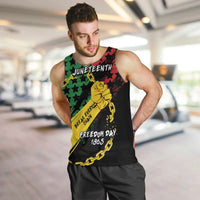 Personalized Juneteenth 1865 Men Tank Top Break Every Chain