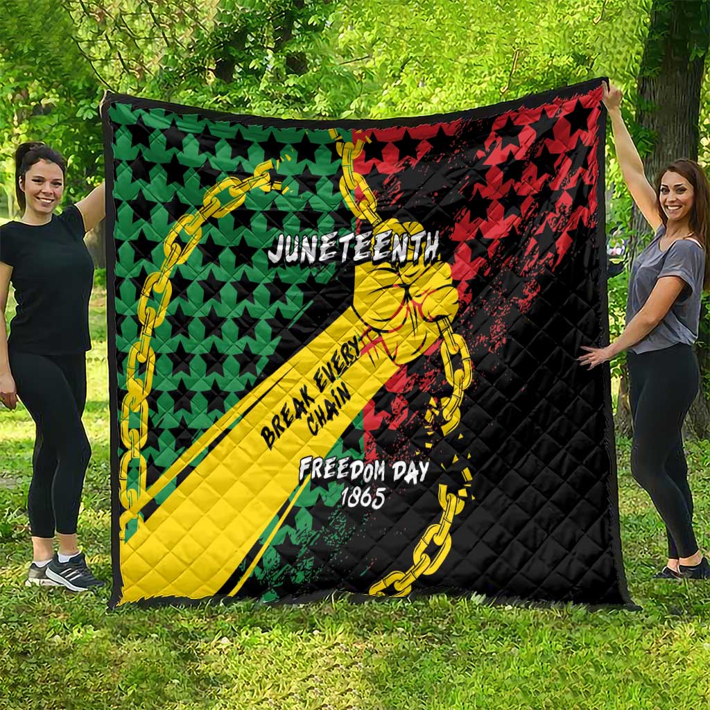 Juneteenth 1865 Quilt Break Every Chain