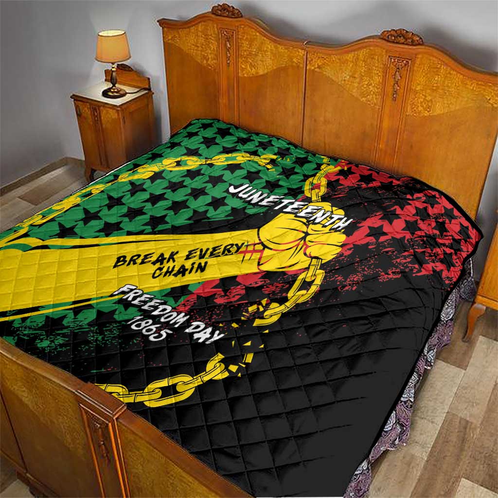 Juneteenth 1865 Quilt Break Every Chain