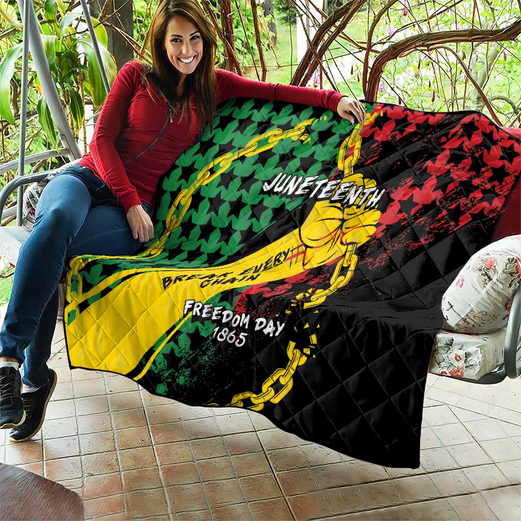 Juneteenth 1865 Quilt Break Every Chain