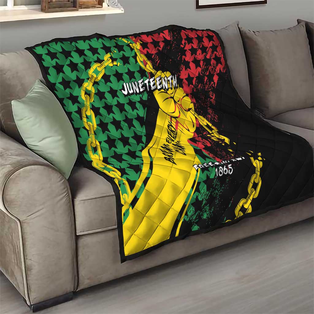 Juneteenth 1865 Quilt Break Every Chain