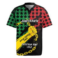 Personalized Juneteenth 1865 Rugby Jersey Break Every Chain