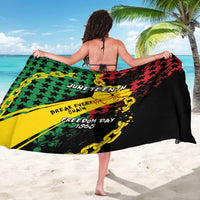 Juneteenth 1865 Sarong Break Every Chain