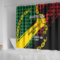 Juneteenth 1865 Shower Curtain Break Every Chain