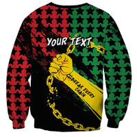 Personalized Juneteenth 1865 Sweatshirt Break Every Chain