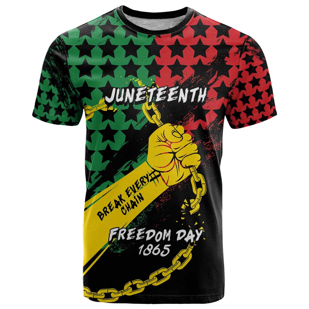 Personalized Juneteenth 1865 T Shirt Break Every Chain