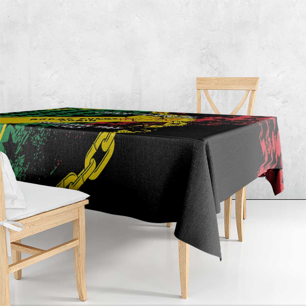 Juneteenth 1865 Tablecloth Break Every Chain