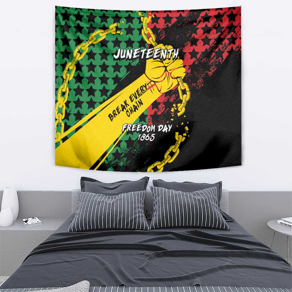 Juneteenth 1865 Tapestry Break Every Chain