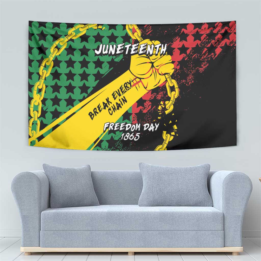 Juneteenth 1865 Tapestry Break Every Chain