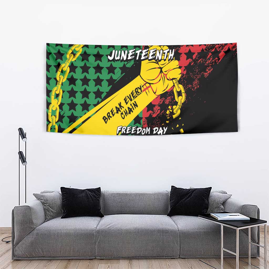Juneteenth 1865 Tapestry Break Every Chain