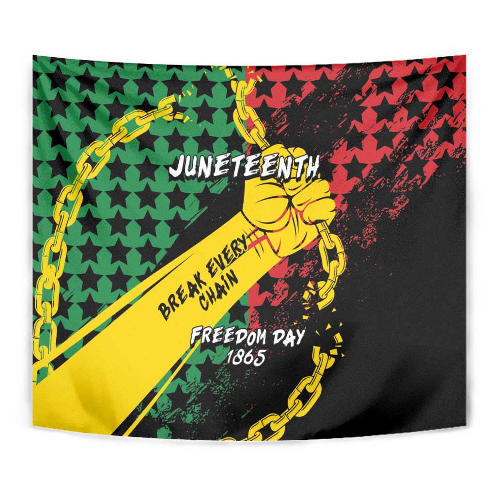 Juneteenth 1865 Tapestry Break Every Chain