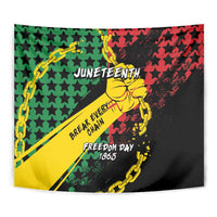 Juneteenth 1865 Tapestry Break Every Chain