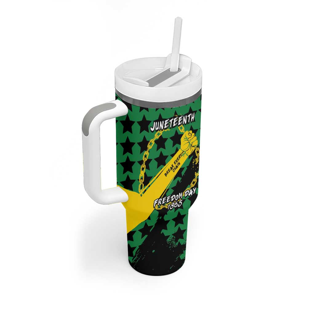 Personalized Juneteenth 1865 Tumbler With Handle Break Every Chain