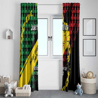 Juneteenth 1865 Window Curtain Break Every Chain