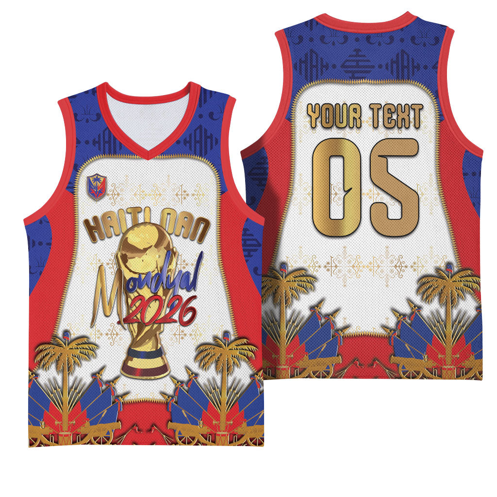Custom Haiti Nan Mondyal 2026 Basketball Jersey Road To Glory
