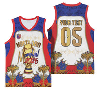 Custom Haiti Nan Mondyal 2026 Basketball Jersey Road To Glory