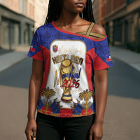 Custom Haiti Nan Mondyal 2026 Cross Shoulder Shirt Road To Glory