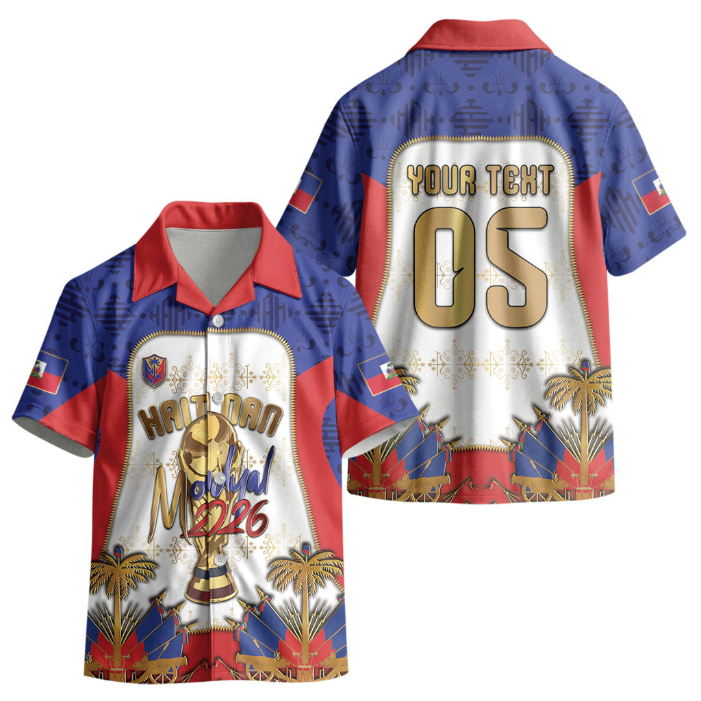 Custom Haiti Nan Mondyal 2026 Kid Hawaiian Shirt Road To Glory DT05