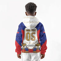 Custom Haiti Nan Mondyal 2026 Kid Hoodie Road To Glory