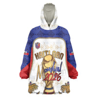 Custom Haiti Nan Mondyal 2026 Kid Wearable Blanket Hoodie Road To Glory