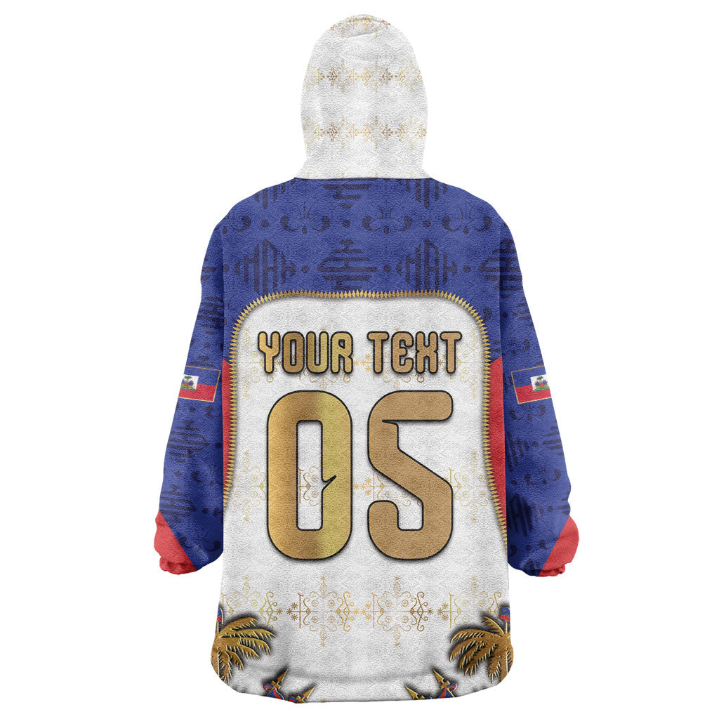 Custom Haiti Nan Mondyal 2026 Kid Wearable Blanket Hoodie Road To Glory