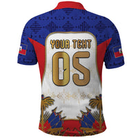 Custom Haiti Nan Mondyal 2026 Polo Shirt Road To Glory