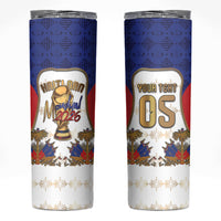Custom Haiti Nan Mondyal 2026 Skinny Tumbler Road To Glory