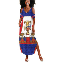 Custom Haiti Nan Mondyal 2026 Summer Maxi Dress Road To Glory