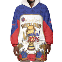 Custom Haiti Nan Mondyal 2026 Wearable Blanket Hoodie Road To Glory