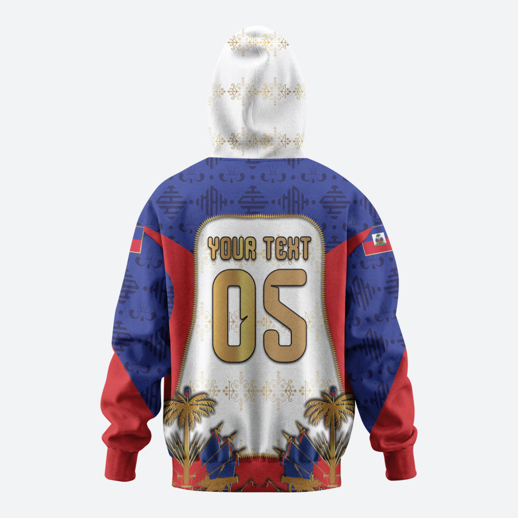 Custom Haiti Nan Mondyal 2026 Zip Hoodie Road To Glory