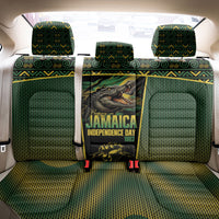 Jamaica Independence Day Back Car Seat Cover Crocodile Broken Chain Freedom
