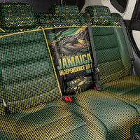 Jamaica Independence Day Back Car Seat Cover Crocodile Broken Chain Freedom