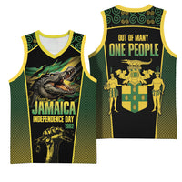 Jamaica Independence Day Basketball Jersey Crocodile Broken Chain Freedom