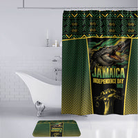 Jamaica Independence Day Bathroom Set Crocodile Broken Chain Freedom