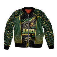 Jamaica Independence Day Bomber Jacket Crocodile Broken Chain Freedom