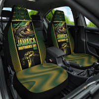 Jamaica Independence Day Car Seat Cover Crocodile Broken Chain Freedom