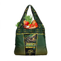 Jamaica Independence Day Grocery Bag Crocodile Broken Chain Freedom
