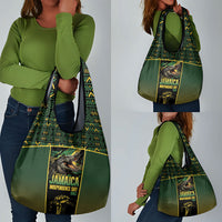 Jamaica Independence Day Grocery Bag Crocodile Broken Chain Freedom