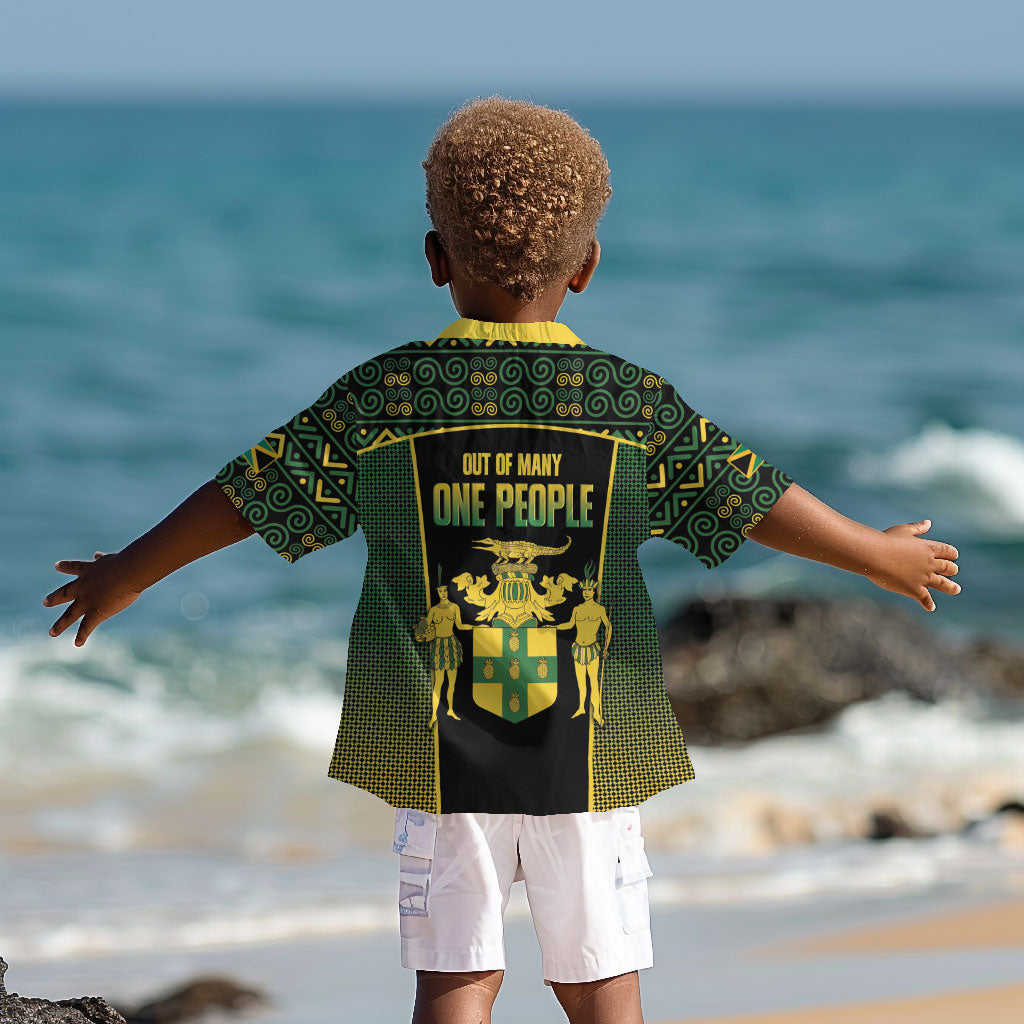 Jamaica Independence Day Kid Hawaiian Shirt Crocodile Broken Chain Freedom