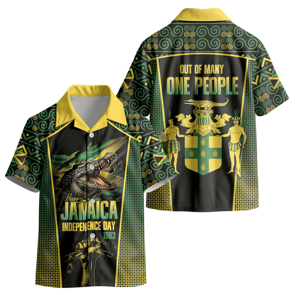 Jamaica Independence Day Kid Hawaiian Shirt Crocodile Broken Chain Freedom DT05