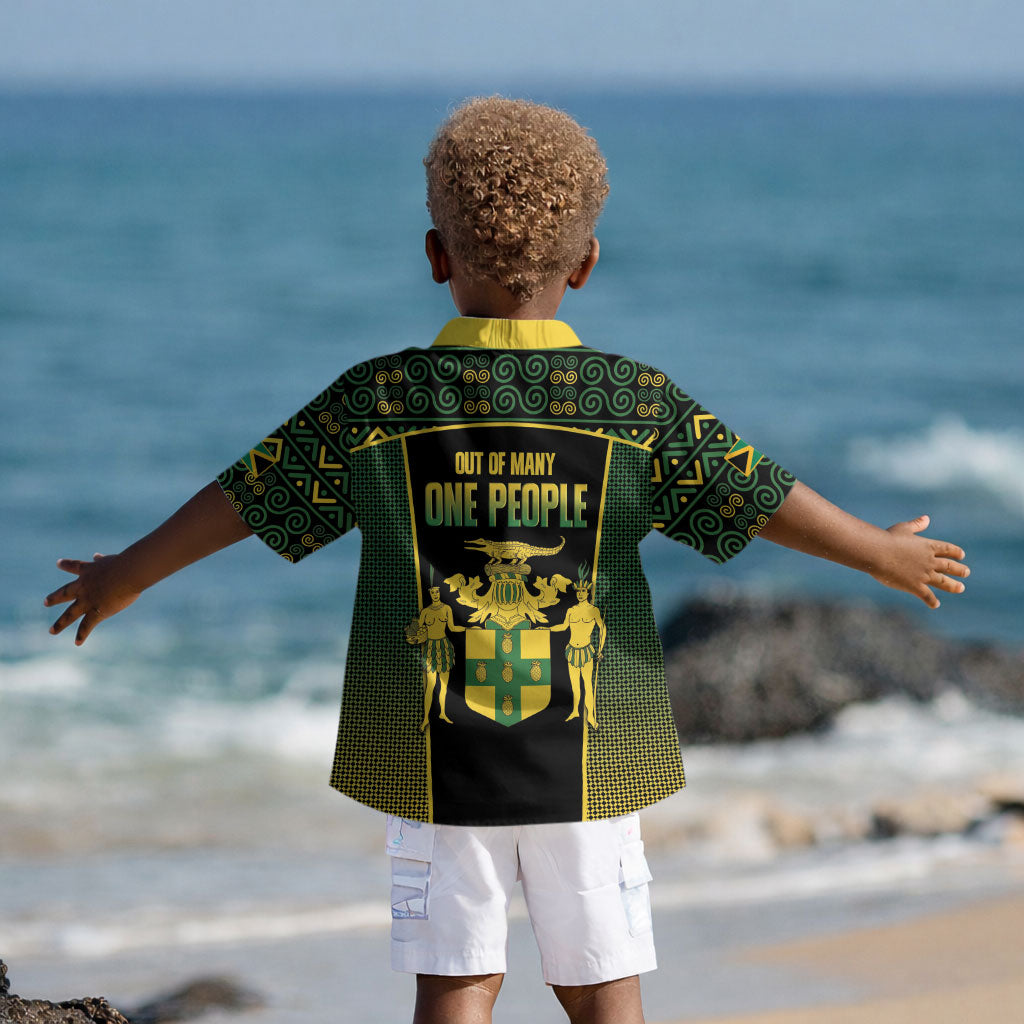 Jamaica Independence Day Kid Hawaiian Shirt Crocodile Broken Chain Freedom DT05