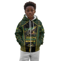 Jamaica Independence Day Kid Hoodie Crocodile Broken Chain Freedom