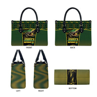 Jamaica Independence Day Leather Bag Crocodile Broken Chain Freedom